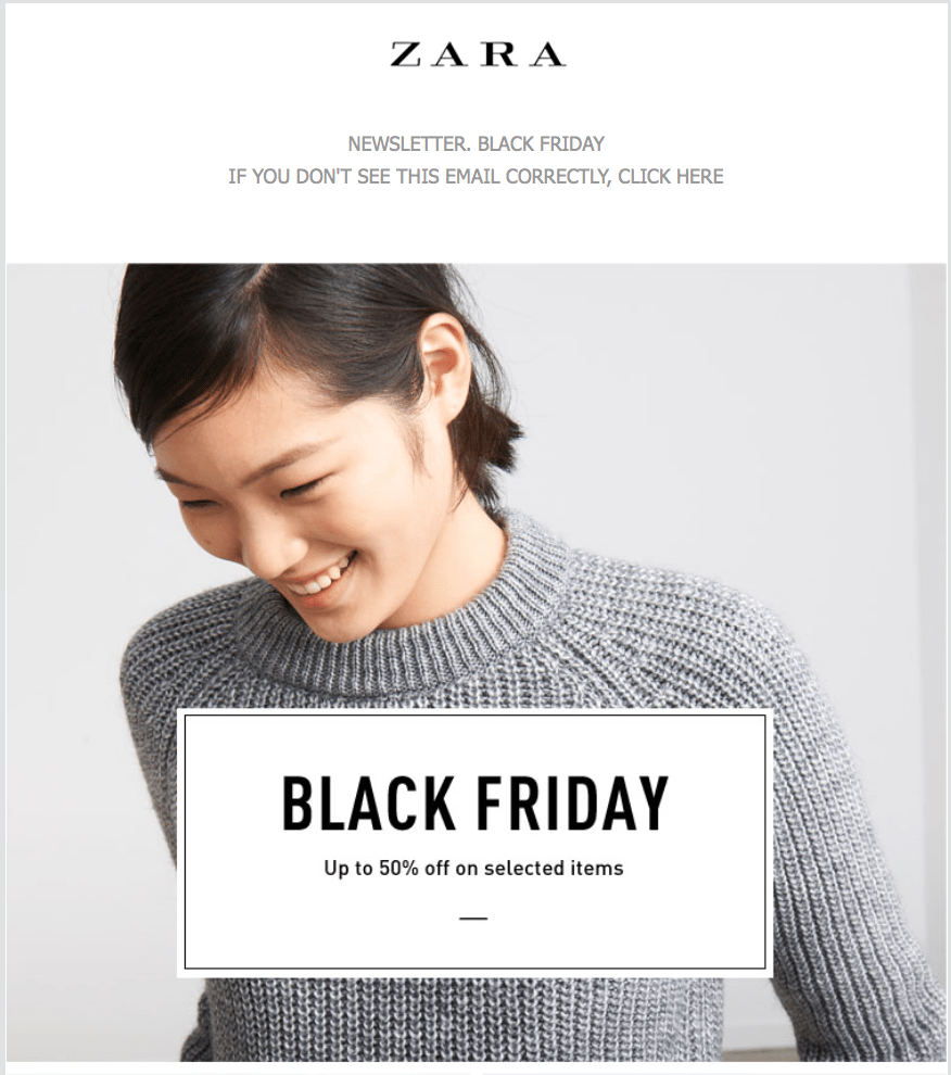Black friday zara france date Soldes en image