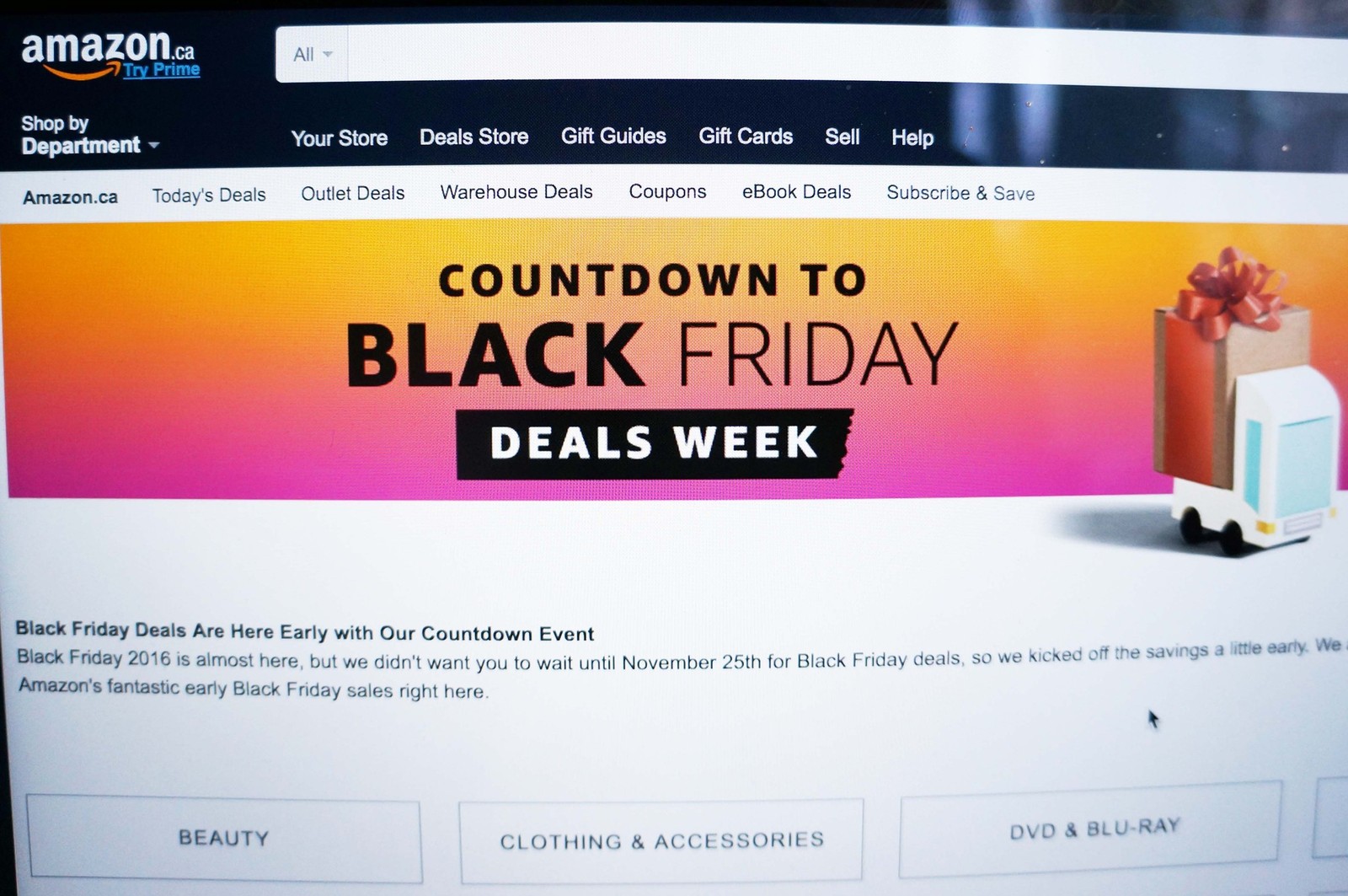 Black friday deals at amazon ca Soldes en image