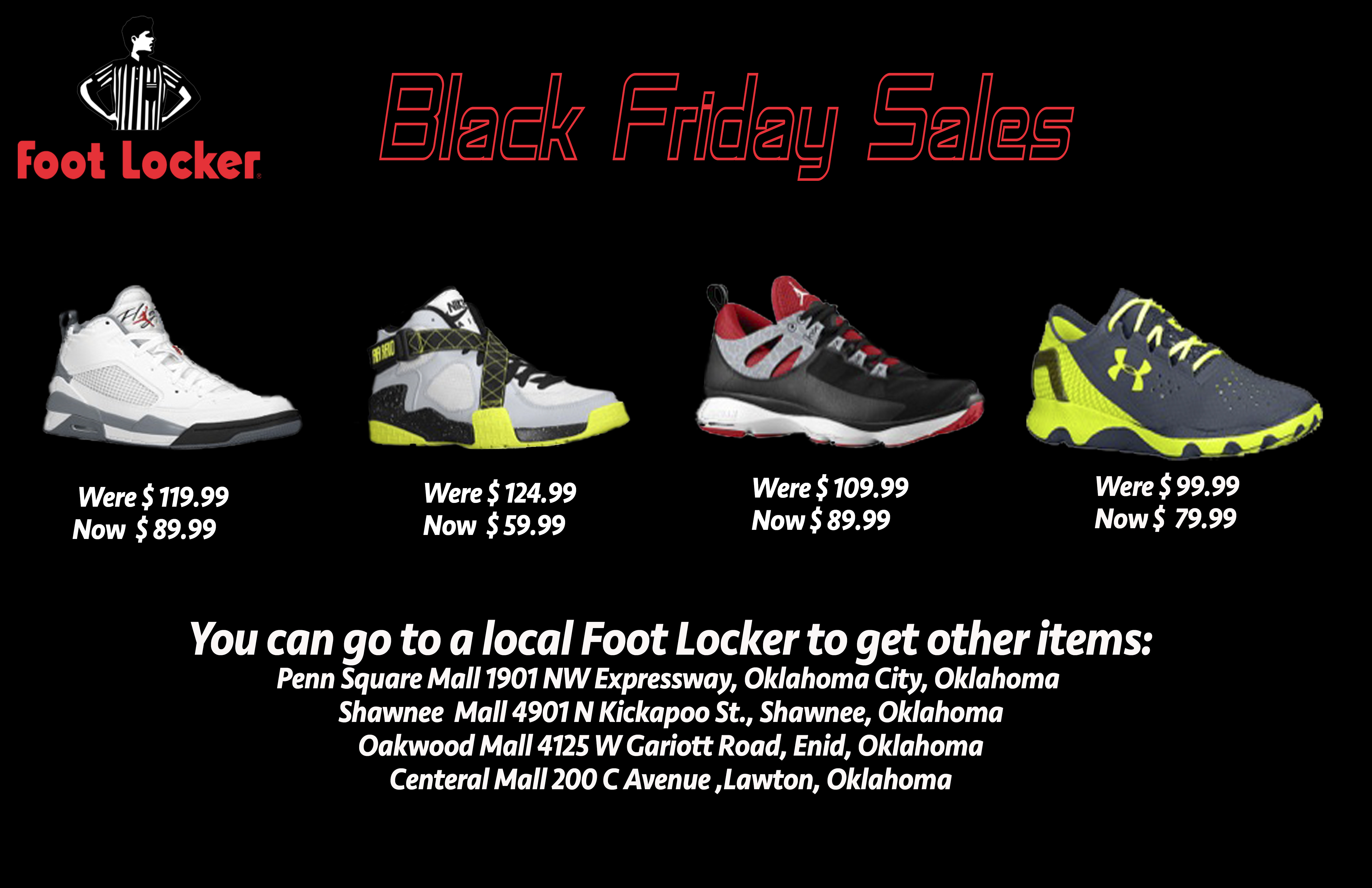 foot locker black friday 2017