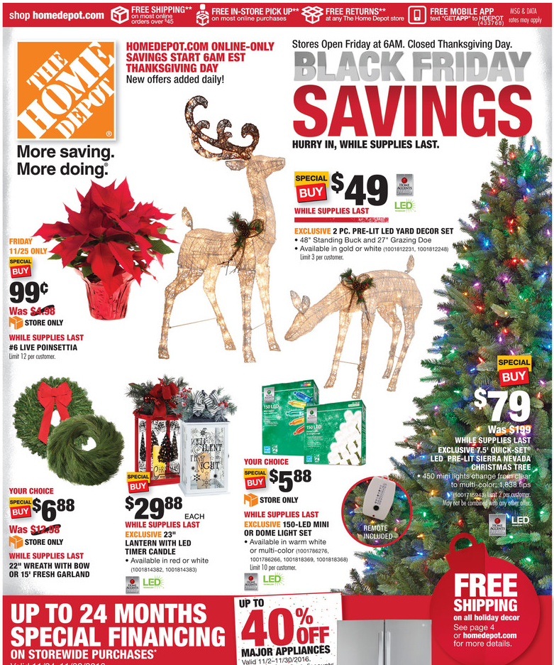 Home depot spring black friday date Soldes en image