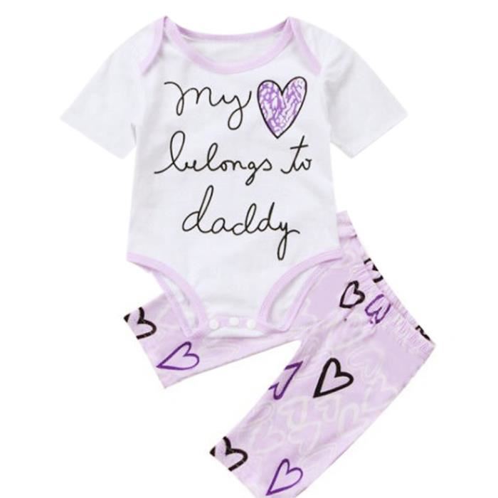 Pyjama short bebe fille