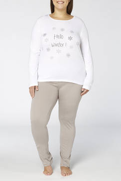 Pyjama corsaire femme grande taille