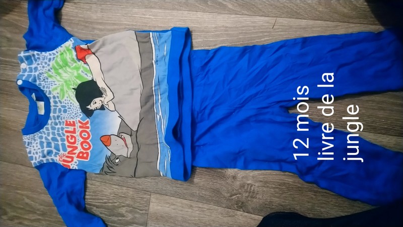 Pyjama livre de la jungle