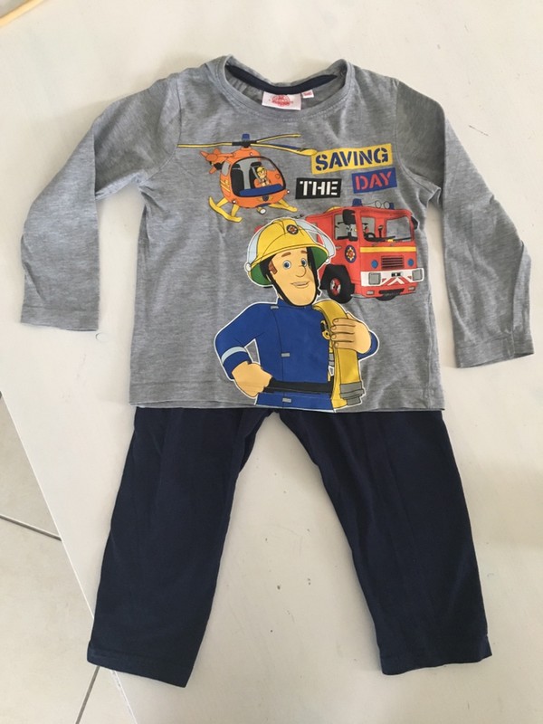 Pyjama sam le pompier 5 ans