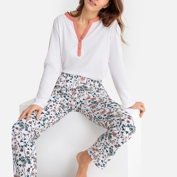 Pyjama femme blanc