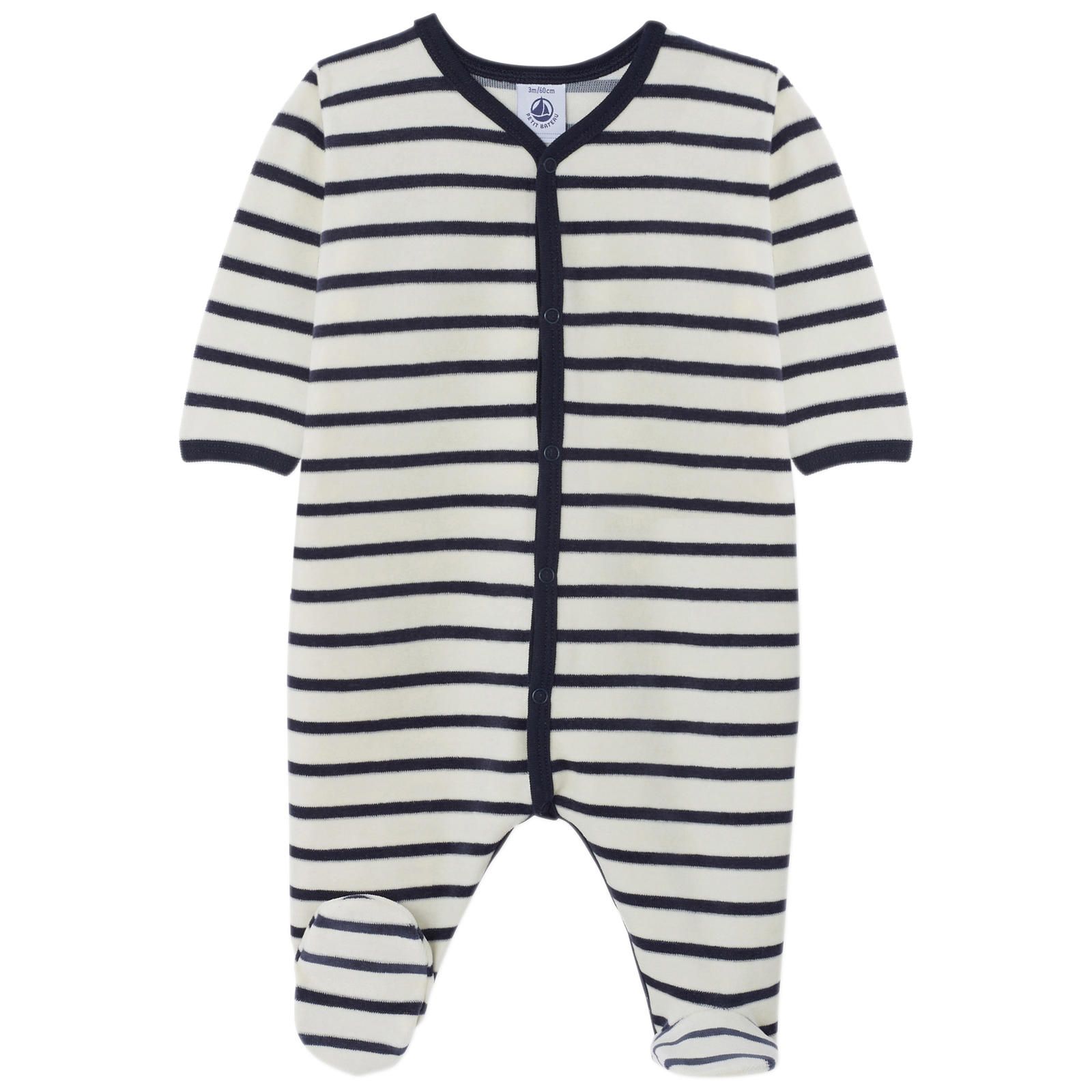 Petit Bateau Chemises de nuit Pyjama - Tableau fille bleu | France