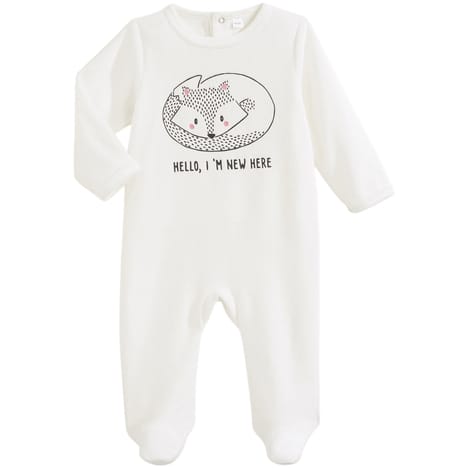 Pyjama velour bebe garcon
