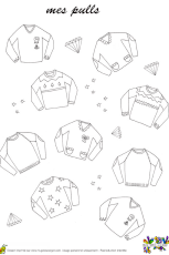 Coloriage soirée pyjama