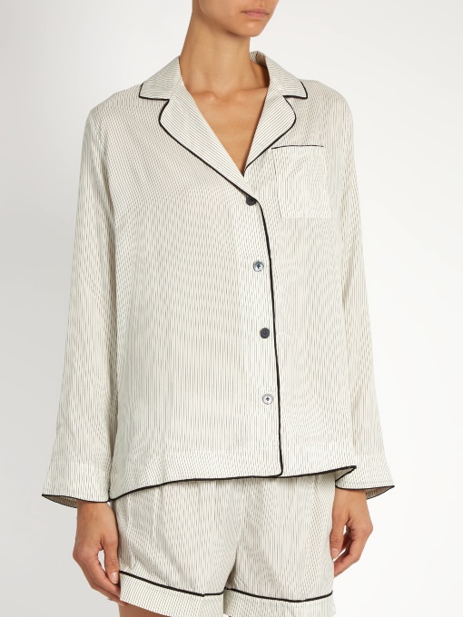 Chemise pyjama soie
