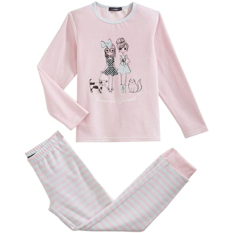 Pyjama velours fille pas cher