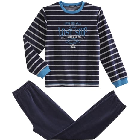 Pyjama velours ado garçon