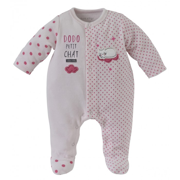 Pyjama bebe rose