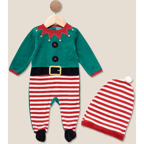 Pyjama lutin noel bébé
