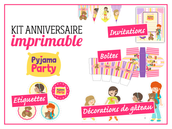 Anniversaire soirée pyjama