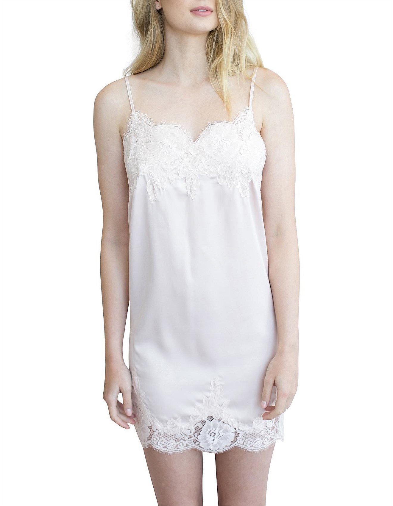 Chemise pyjama satin