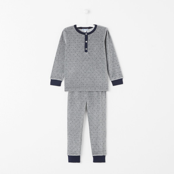 Pyjama velours garçon