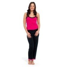 Pantalon pyjama femme noir
