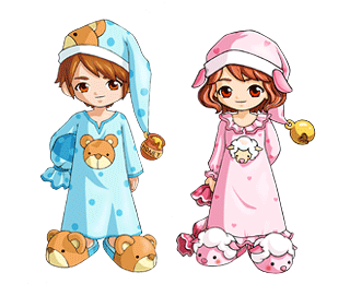 Quete pyjama nostale