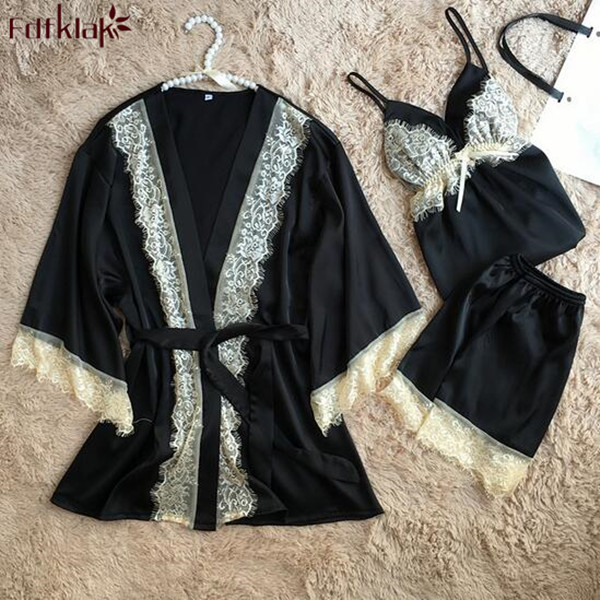 Ensemble pyjama peignoir femme