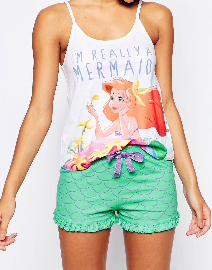 Pyjama petite sirene adulte