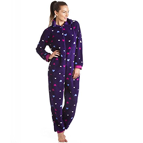 Combinaison pyjama polaire femme