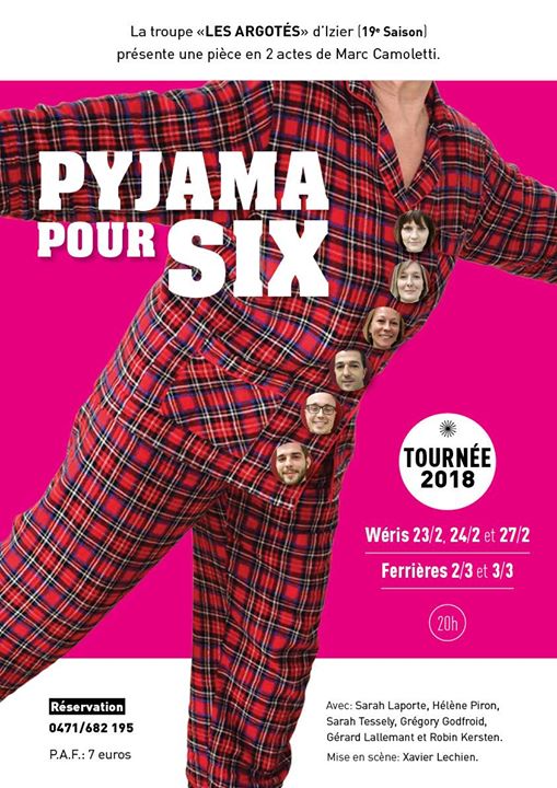 Piece de theatre un pyjama pour six