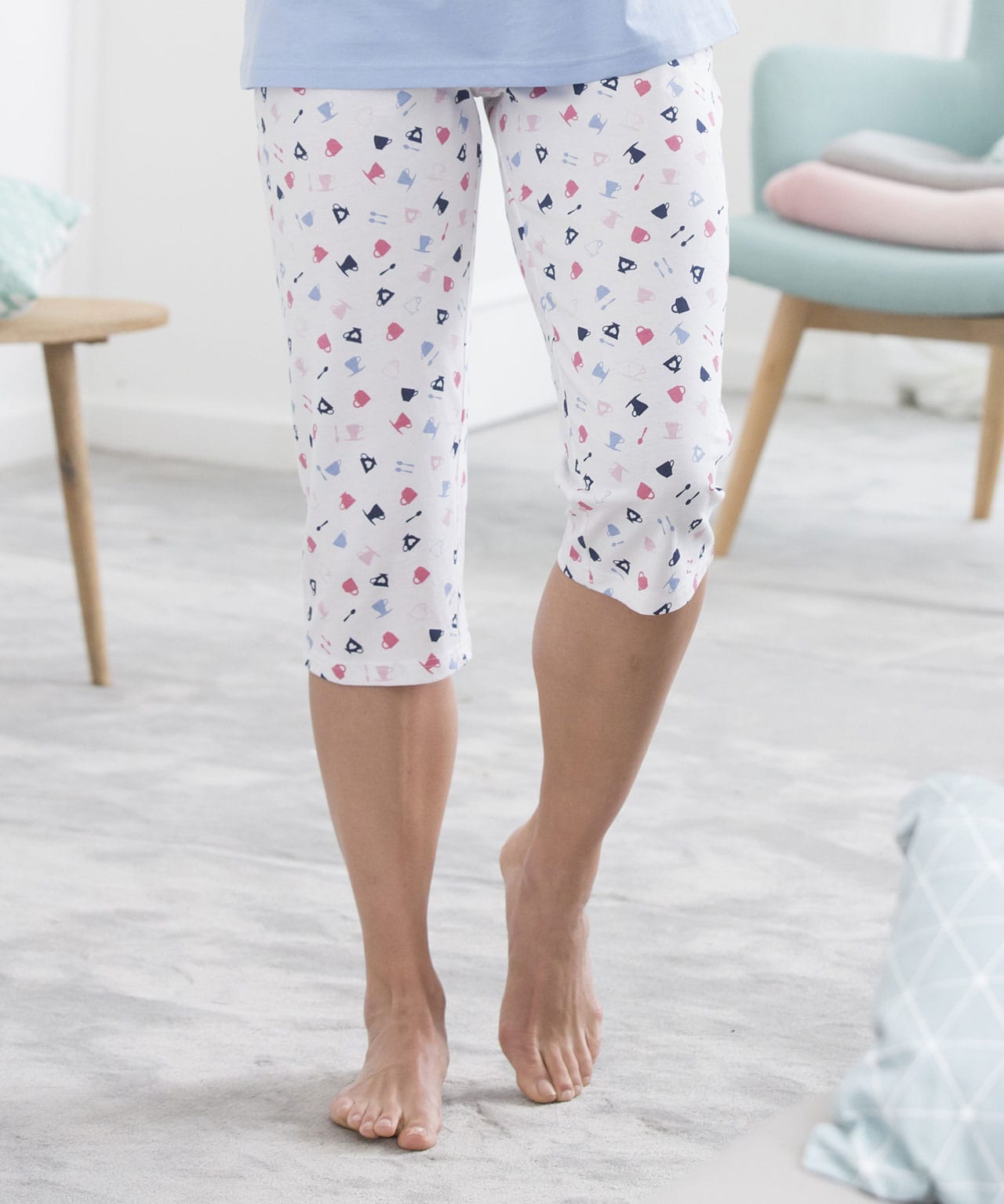 Pyjama femme pantacourt