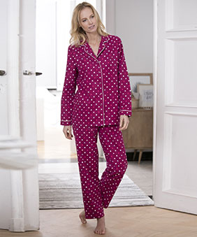 Pyjama femme boutonné