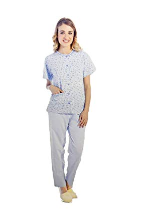 Pyjama femme ouvert devant
