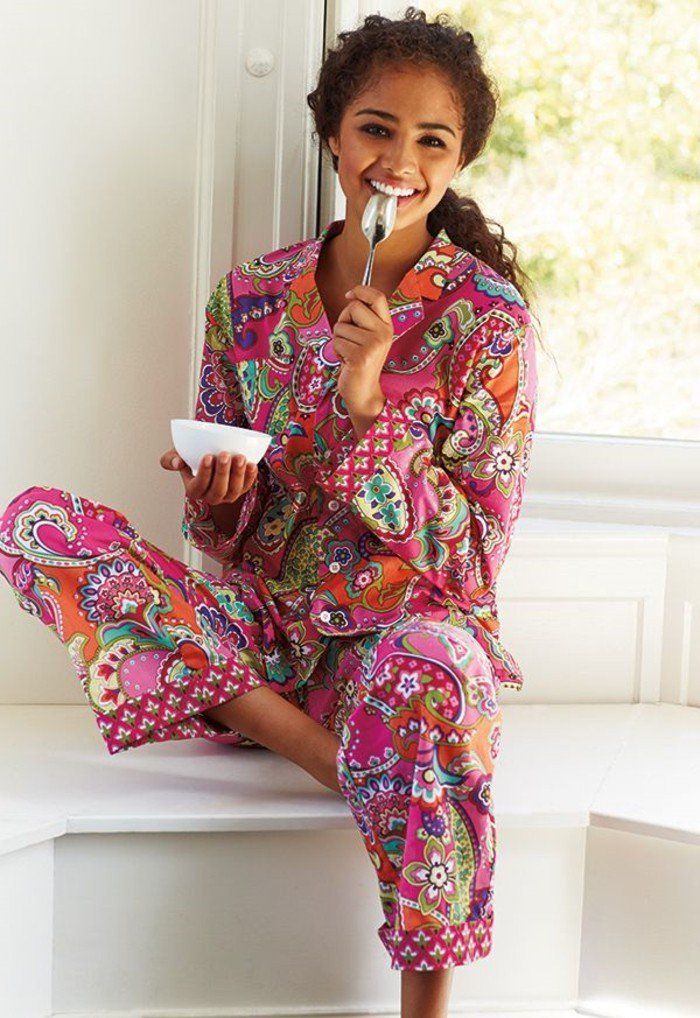 Pyjama flanelle femme
