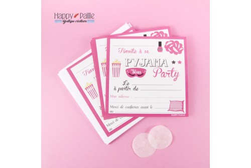 Carte de soiree pyjama