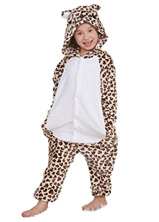 Pyjama combinaison leopard