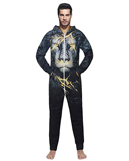 Pyjama combinaison homme grande taille