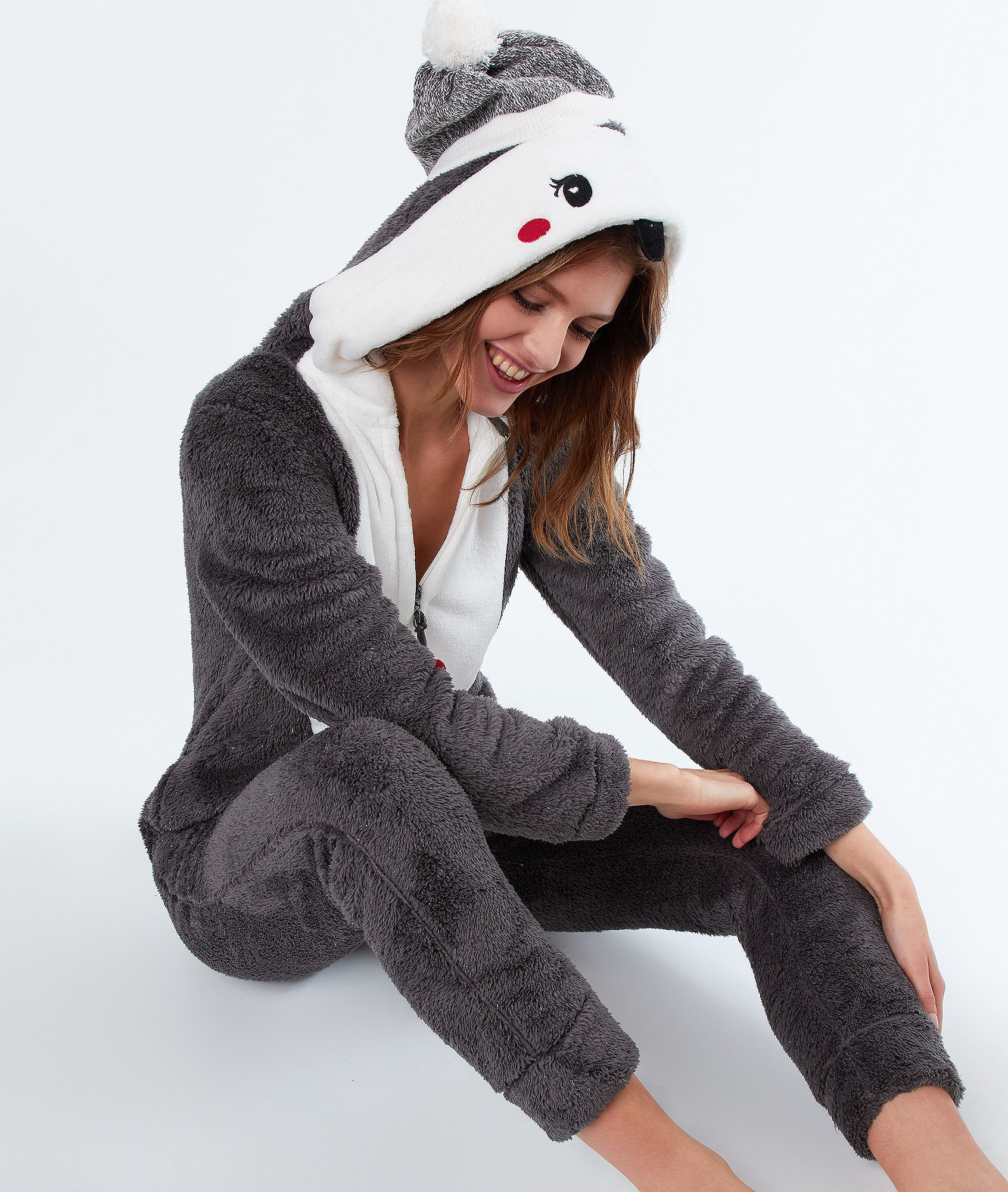 Combi pyjama pingouin