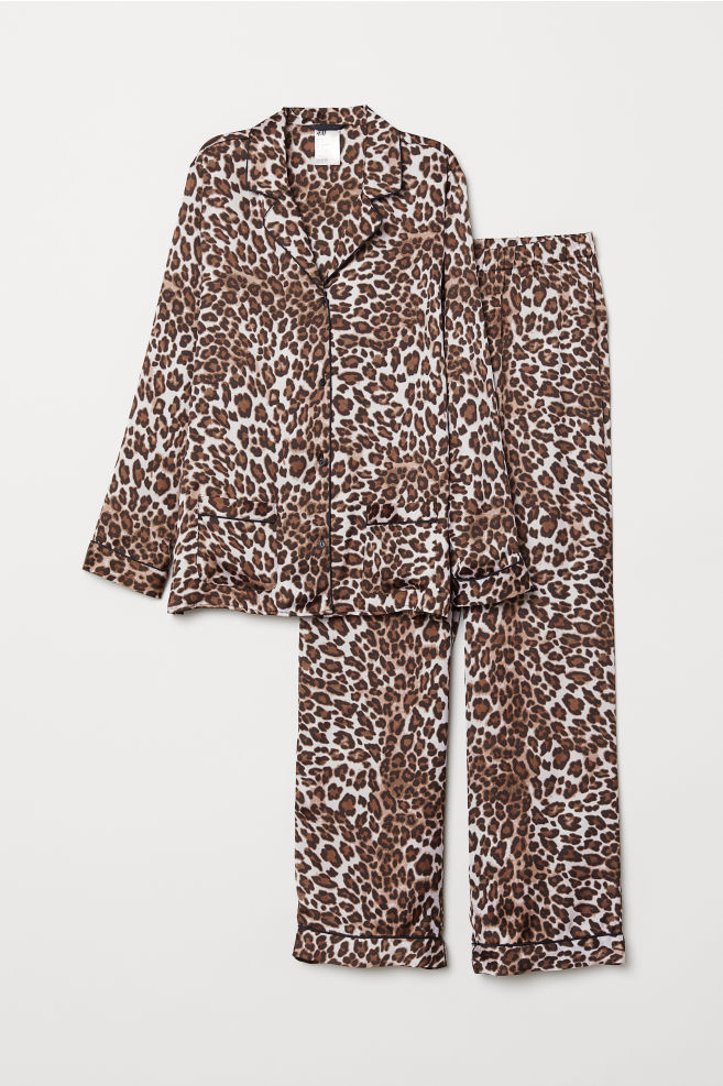 Pyjama leopard femme