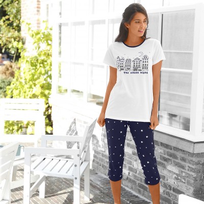 Blanche porte pyjama femme solde