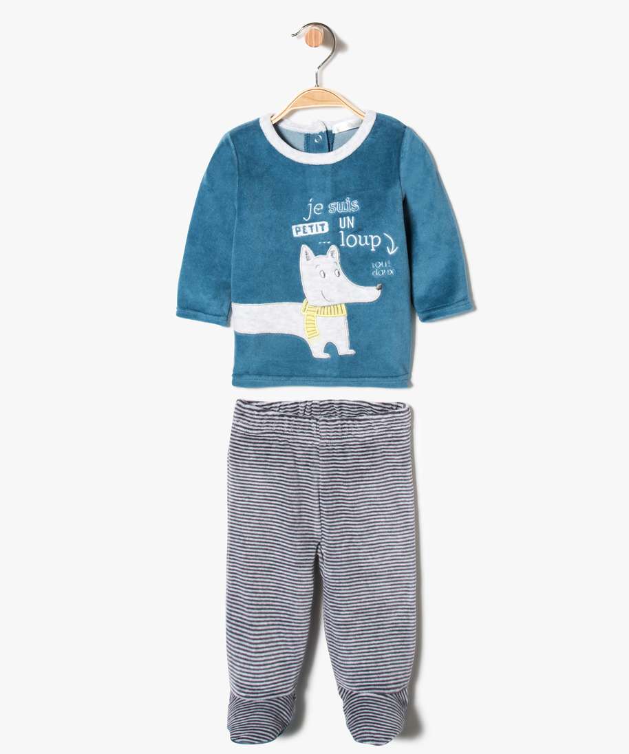 Pyjama 2 pieces avec pied