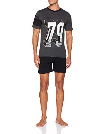 Pyjama short homme dessin animé