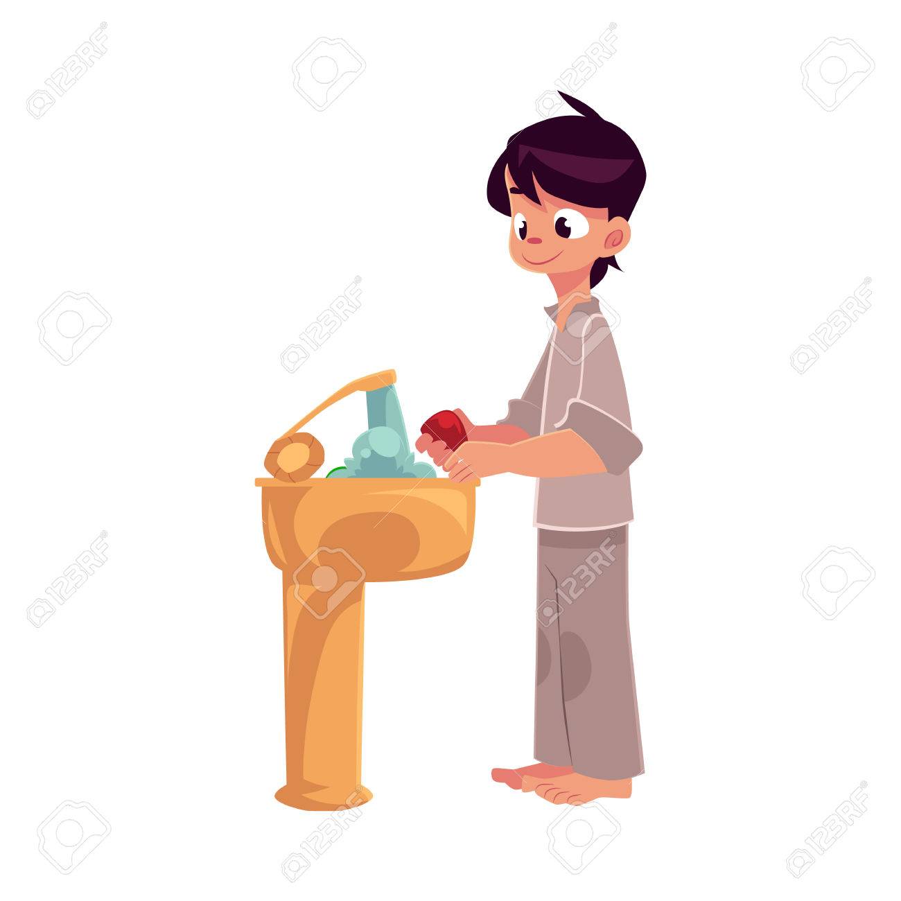 Dessin garçon en pyjama