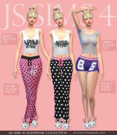 Sims 4 cc pyjama