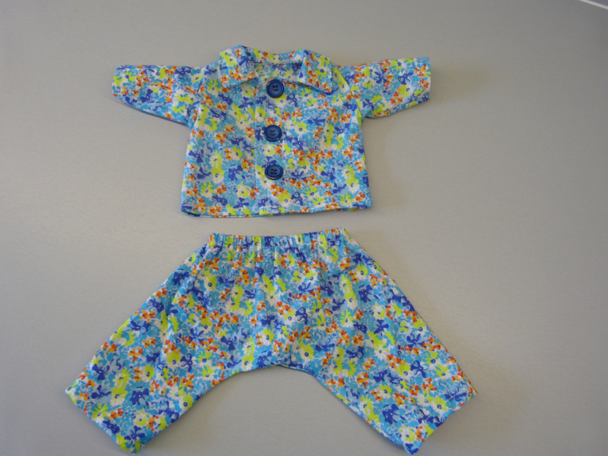Patron pyjama poupée corolle