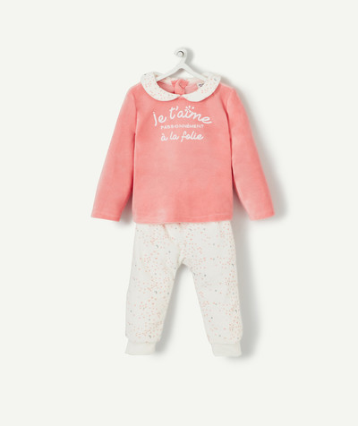 Pyjama bebe 2 pieces velours