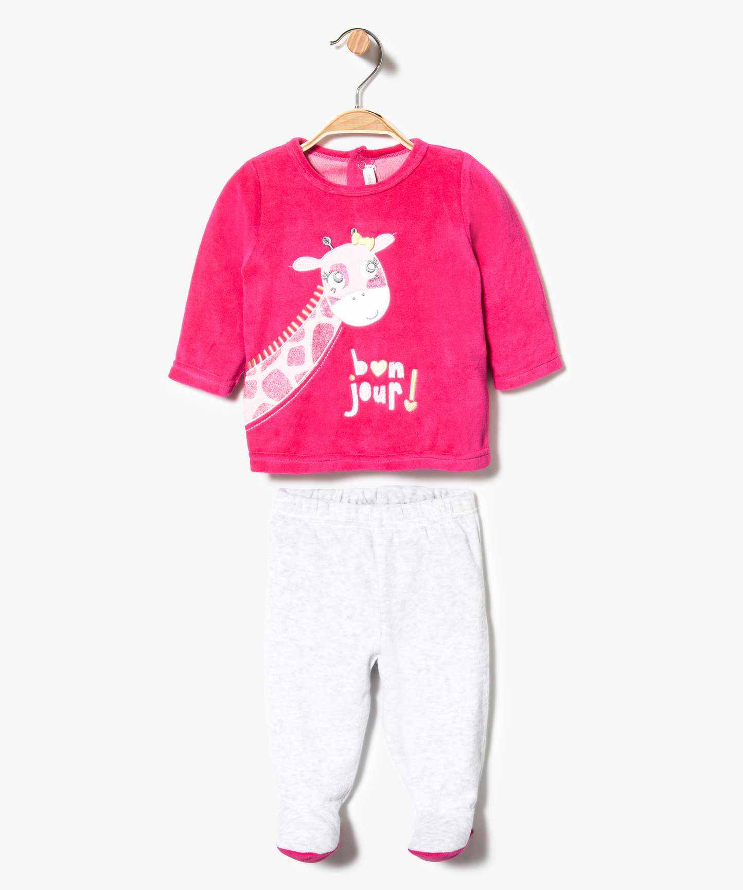 Pyjama 2 pièces avec pieds
