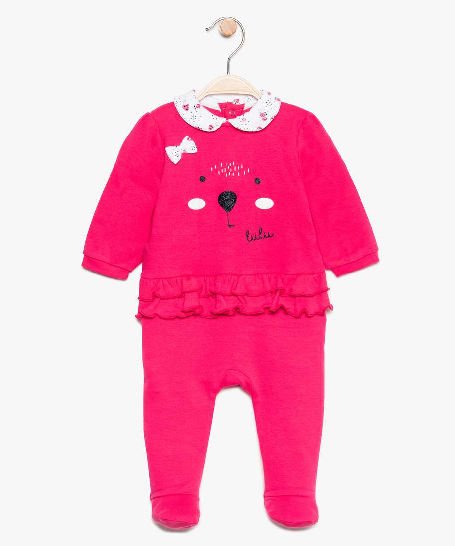 Pyjama bebe col claudine