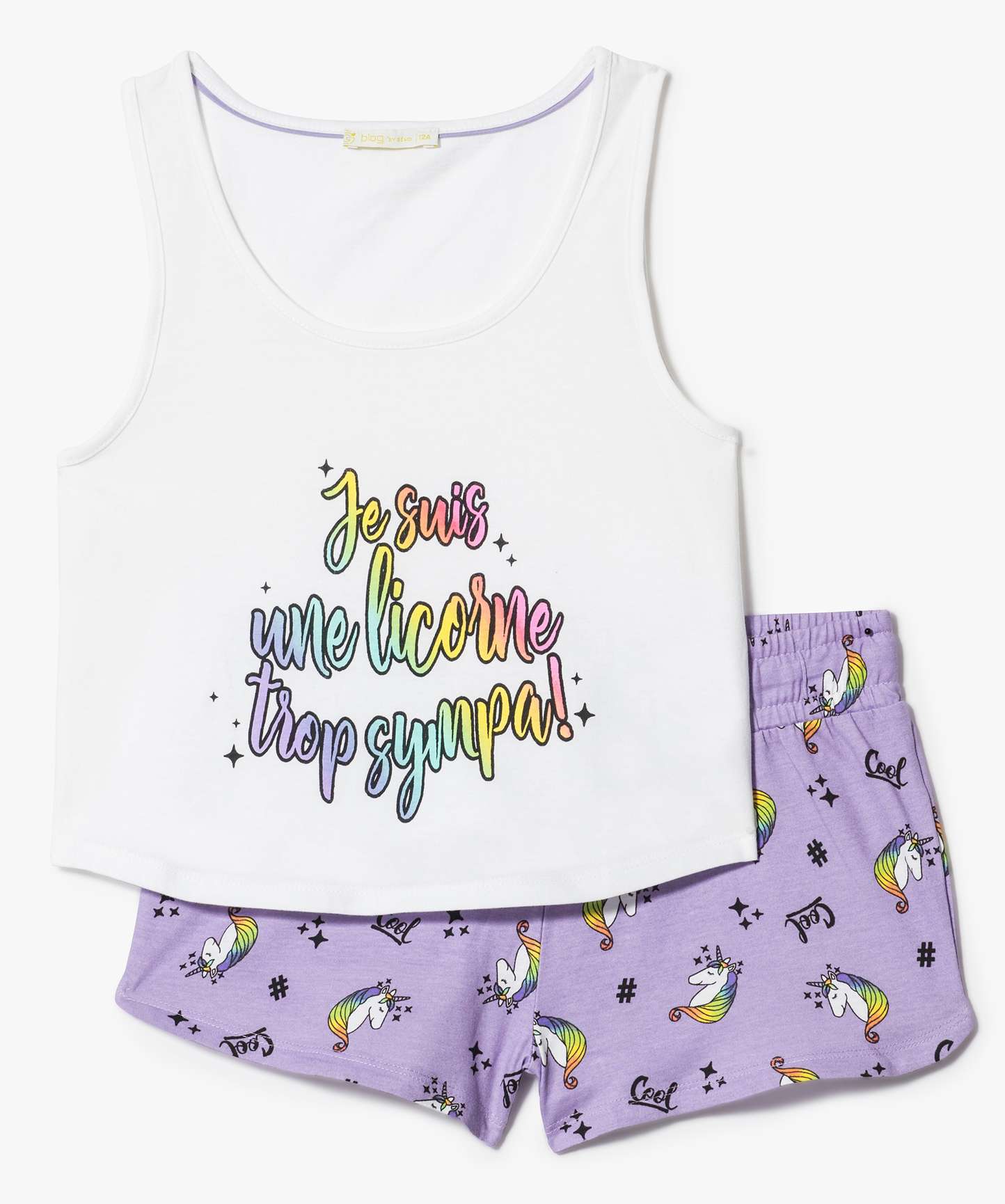 Gemo pyjama licorne