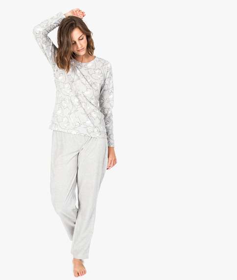 Ensemble pyjama femme auchan
