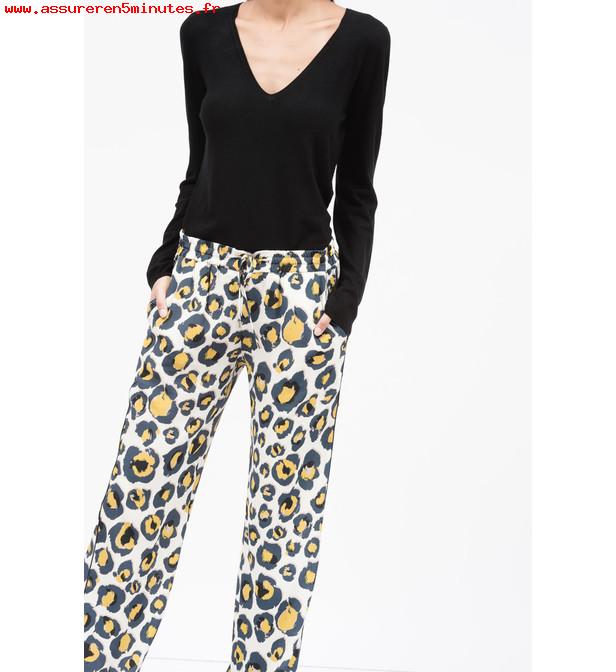 Pantalon pyjama noir femme