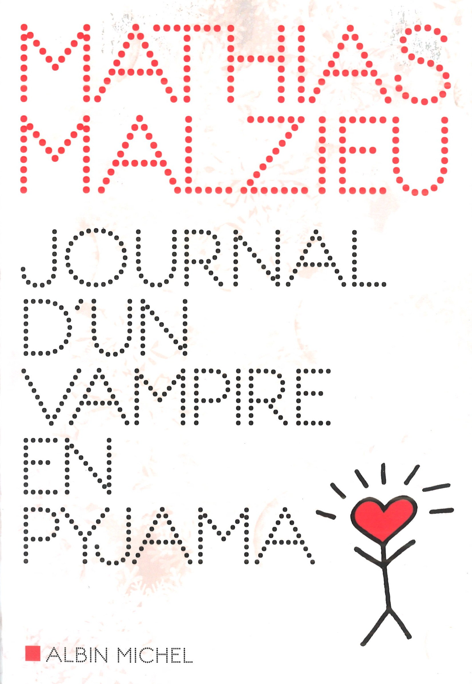 Livre journal d un vampire en pyjama