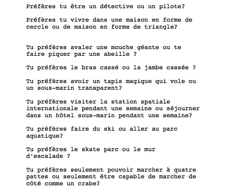 Jeux a faire en soirée pyjama