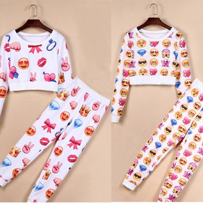 Pyjama femme emoji